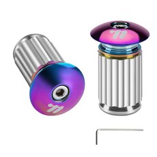 시그니처베이지 로드 자전거 바엔드 핸들 그립 캡 플러그 보호캡 마개 YPZ437, 1개, 멀티컬러