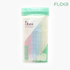 [플렉사] 클린 스트로우 60P, 상세 설명 참조, 사이즈:ONE