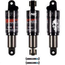 CNCLOL 산악자전거 후방 쇼크 120mm125mm150mm165mm185mm190mm200mm 자전거 충격 흡수기 산악자전거전기자전거전기자전거용 유압 서스펜션, 165mm x 1000lbs