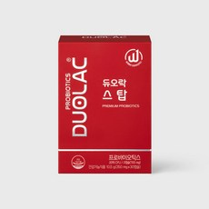 듀오락 스탑 캡슐 / 유산균 약국 온가족 상비 건강기능식품 장건강 프로바이오틱스 여행필수, 60정, 1개
