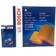 보쉬 쌍용 토레스 1.5 가솔린 터보 22년07- 엔진오일교환 오일+에어 필터 O0384+A3039, 1개