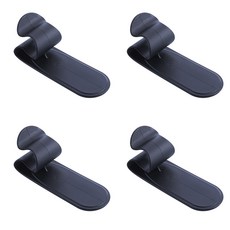 롤링페이퍼 차량용 우산걸이 트렁크 정리 다용도 꽂이, 블랙, 4개