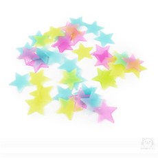 옴니픽 야광별 3cm 100p 야광데코스티커, 혼합