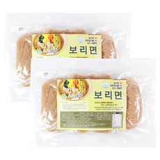 오곡대장 보리국수 500g *2 국산 밀가루가 들어가지 않는 소화가 잘되는 소포장 3개입, 2개