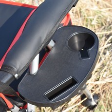 낚시의자 선반 소형 블랙 의자 소품판 받침대, 1개