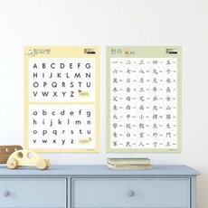 알파벳 포스터 대소문자