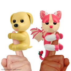 Fingerlings Adopt Me Dog + Bat Dragon 2팩 번들
