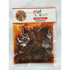 <킹콩푸드>맛짱 가지 말랭이볶음 밑반찬 중국식품, 6개, 200g