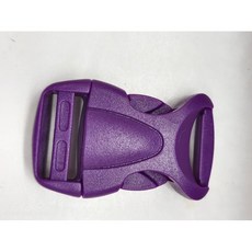 愛心手工材料鋪 彩色插扣 2公分 塑鋼扣具 旁開扣 腰包扣 背包扣 塑膠插扣 彩色安全插扣 露營, 1個, 6號紫色2公分插扣