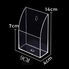 마스크 위생캡 벽걸이 멀티 디스펜서 병원 미용실 투명 수납함
