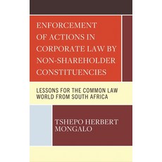(영문도서) Enforcement of Actions in Corporate Law by Non-Shareholder Constituencies: Less... Hardcover, Lexington Books, English, 9781666922585