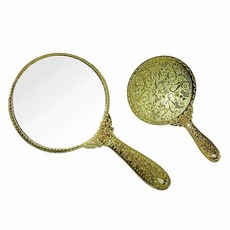 공주경 원형 대 골드 디자인거울 미용실거울 미용거울you5+2Ckd