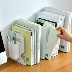 길이조절 책꽂이+필통 책상 책정리 정리함 S696-O., 01. 사이드 필통 S696