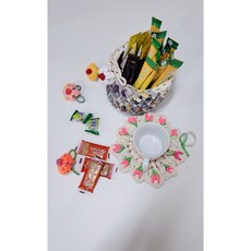 (주문제작)양말목 수예 바구니 만들기 키트 업사이클링 취미 공예 부자재 재료 인테리어 소품 DIY, 1개