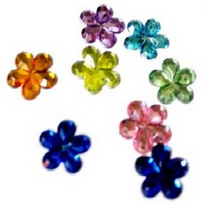 EP 공예재료 4000통 5잎꽃 단면비즈