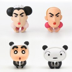 짱구는 못말려 케이블홀더 4종SET 흰둥이 유리 맹구 중성마녀 전선정리 고정클립 단선방지 캐릭터굿즈, 짱구흰둥이마카오SET, 1개