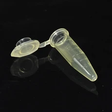 50/100개 1.5ml 플라스틱 원심분리기 튜브(뚜껑 포함) - 실험실 PCR 샘플 보관 및 일회용, 09 Yellow   -100pcs
