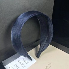 洗臉髮箍 寬邊髮卡 帶齒防滑 運動髮飾, 1個, 藍色標準