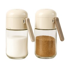 마켓플러스 에랄도 소금통 양념병 조미료통 0.5g정량조절 AT915, 2개, 180ml