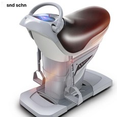 승마운동기구 실내 승마기 복근 100x52x111CM화이트 코어 스윙라이더, 럭셔리그레이150kg내하중+20기어+LCD화면, 기본 모델명/품번