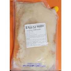 상큼한 샐러드소스 유자드레싱 유자맛 유자청 2kg, 1개