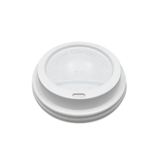 12 16 온스 컵리드 종이컵 뚜껑 타공 흰색 카페 커피종이컵 100개입 AF, 1개, 흰색 뚜껑