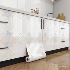 廚房防油貼紙 防水防潮耐高溫自黏壁貼 廚櫃竈臺抽屜牆面裝飾貼 2米長X81厘米寬, 1個, 藍色廚房【S級抗菌防油污】,【2米長X81厘米寬】-收藏送工具