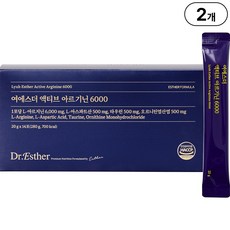 본사직영 여에스더 액티브 아르기닌 6000, 2개, 14회분