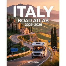 (英文圖書)Italy Road Atlas 2025-2026: Complete Guide with Detailed Maps to Scenic Routes ... 平裝版, Independently Published, 英文