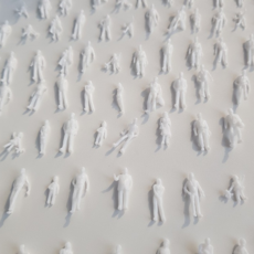 루체트리 사람모형 1대100 백색인체 100p, 화이트 100p