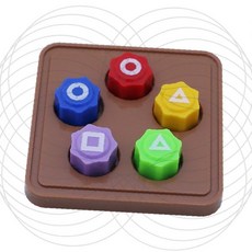 원목 도형 퍼즐 블록 교육완구 학습놀이 몬테소리 오감발달 집중력향상 창의력개발 실내놀이, 1개