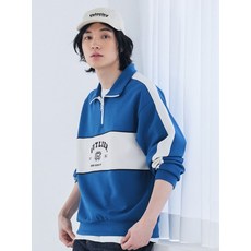 매장정품 TOPTEN 탑텐 남성) 더블니트 그래픽 배색 하프 집업_MSE1TR1902 MSE1TR1902 947742