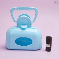 똥봉투 보관 케이스 강아지 개똥집게 애견 산책 배변 집게 휴대용