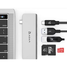 ADAM 亞果元素 CASA Hub 5E USB-C 集線器, 1個, Hub 5E USB-C 5in1