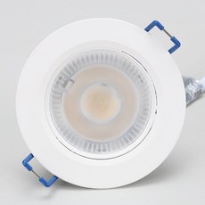 비츠온 다운라이트 MR16 일체형 회전 CCT 색변환 375mm 7W, 1개