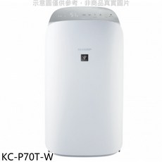 SHARP夏普 KC-P70T-W 空氣清淨機 除PM2.5 除臭 加濕, 圖片色