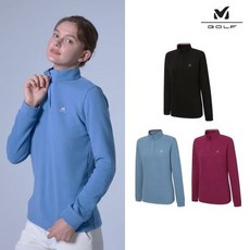 국내매장정품 밀레 여성 티셔츠 [밀레골프]밀레골프 플리스 하프집업 3종세트 여자 50대 엄마옷 30대