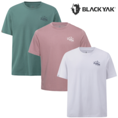 [매장발송] 블랙야크 남녀공용 반팔티 편안 세련 흡수력 여름 쾌적 일상 야외 캠핑 운동 출근 상의