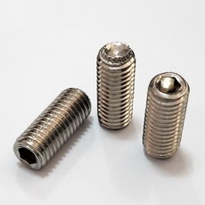 스텐304 무두렌치볼트 무두볼트 세트스크류 전사이즈 M3x3mm, M4, 5mm, 1개