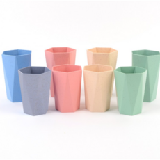 퍼너블 육각 연필꽂이 수납 정리함, 1개, 소-베이지