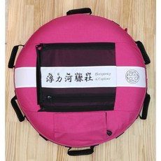 B&E 浮力河驟社 自由潛水安全浮球/浮標(6個橡膠墊手把) 安全標示旗 可更換汽車內胎, 現貨-粉紅, 1個