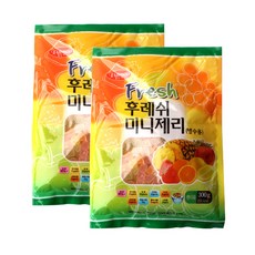 팥모아 빙수용 과일맛 젤리 300g 2개세트 팥빙수, 2개