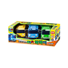 바니랜드 꼬마버스타요 삑삑이 3종 완구세트, 혼합색 Mix, 1세트