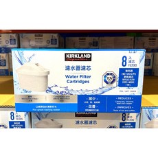 KIRKLAND SIGNATURE 科克蘭 濾芯 濾水 淨水 8入 (台中小蜜蜂美式賣場代購), 1個, 超商取貨