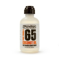 Dunlop 65 椰子油指板護理劑 樂器保養油 吉他貝斯烏克麗麗適用 118毫升, 1個