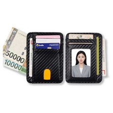 8포켓 남자 슬림 카드 지갑