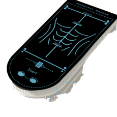 니이카 ab 슬라이드 매트 소음차단 헬스 스포츠 요가 매트, 1개, 그레이