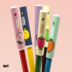연필캡 연필뚜껑, 05.해피프렌즈연필캡세트(랜덤)