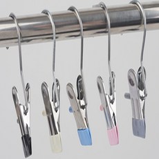 지혜로운쓱스토어 1P 집게 걸이 모자걸이, 블루