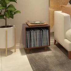 lp 레코드 보관 수납 나무 캐비닛 비닐 랙 사이드 플레이어 스탠드 기계 기본 책장